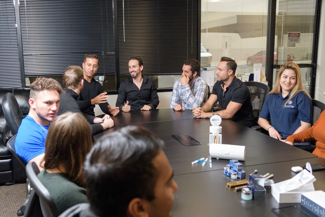 Ringba User Stories - Anthony Sarandrea Running a Team Meeting